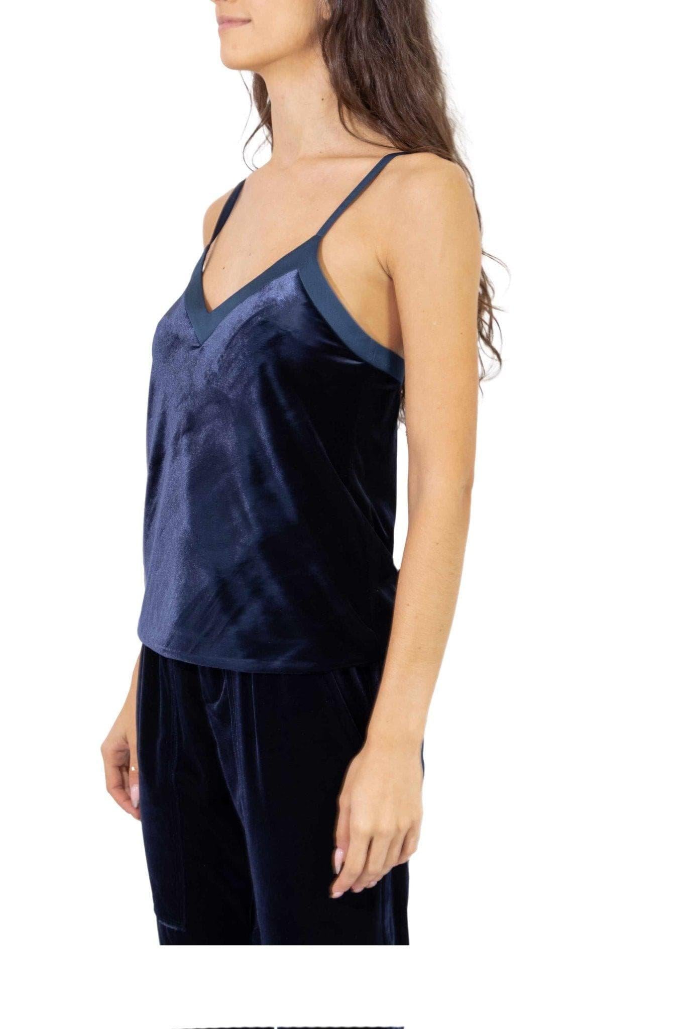 Top in velluto blu 3902 2894 B ALICE MILLER 