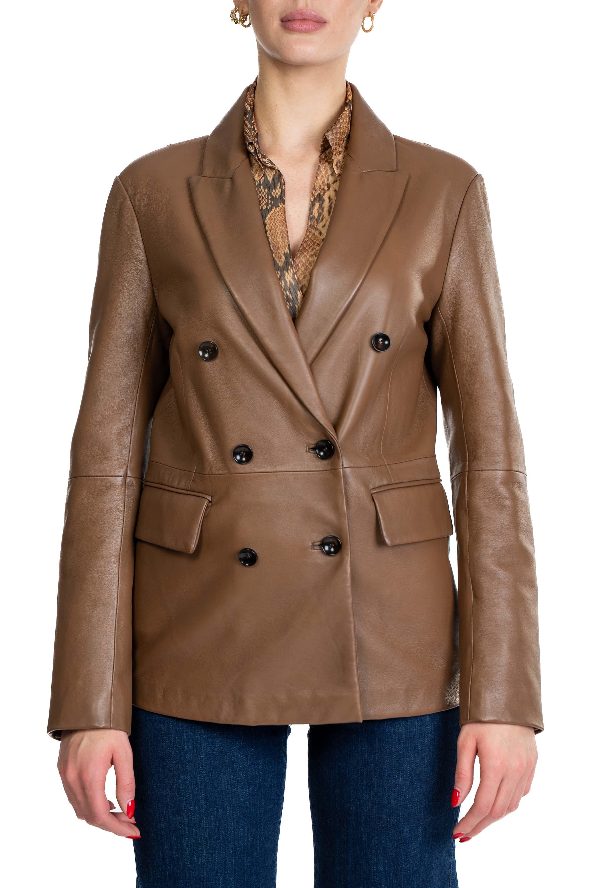 Giacca Tiaki TIAKI NUDE THE JACKIE LEATHERS 