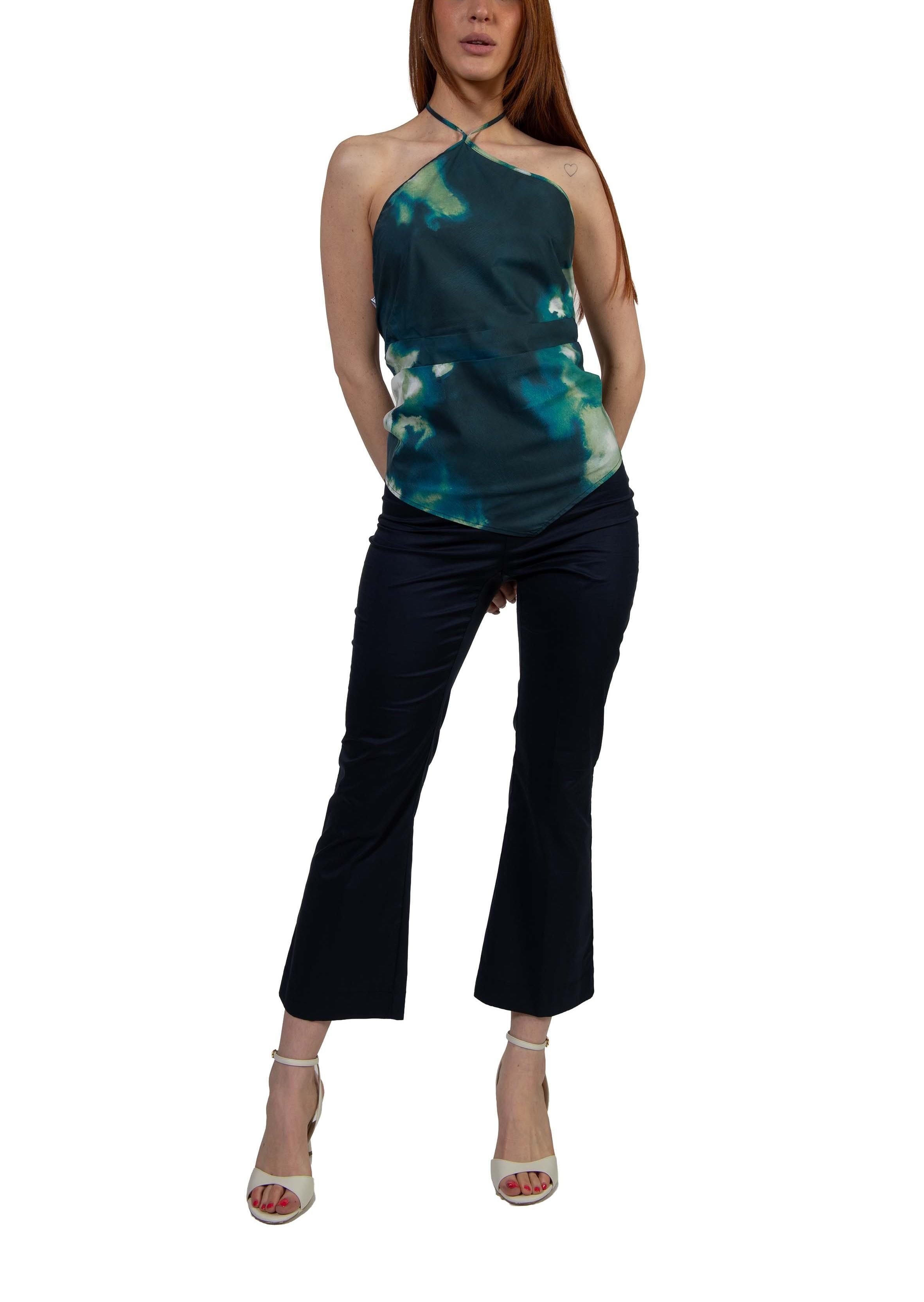 Pantalone Claudette blu CLAUDETTE CNTK38 NOTTE LIVIANA CONTI 