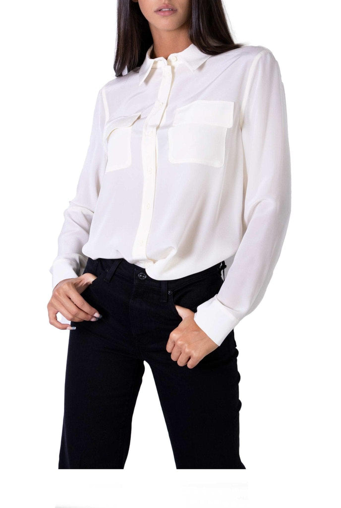 Camicia in seta bianca- Liviana Conti -Giorgioquinto