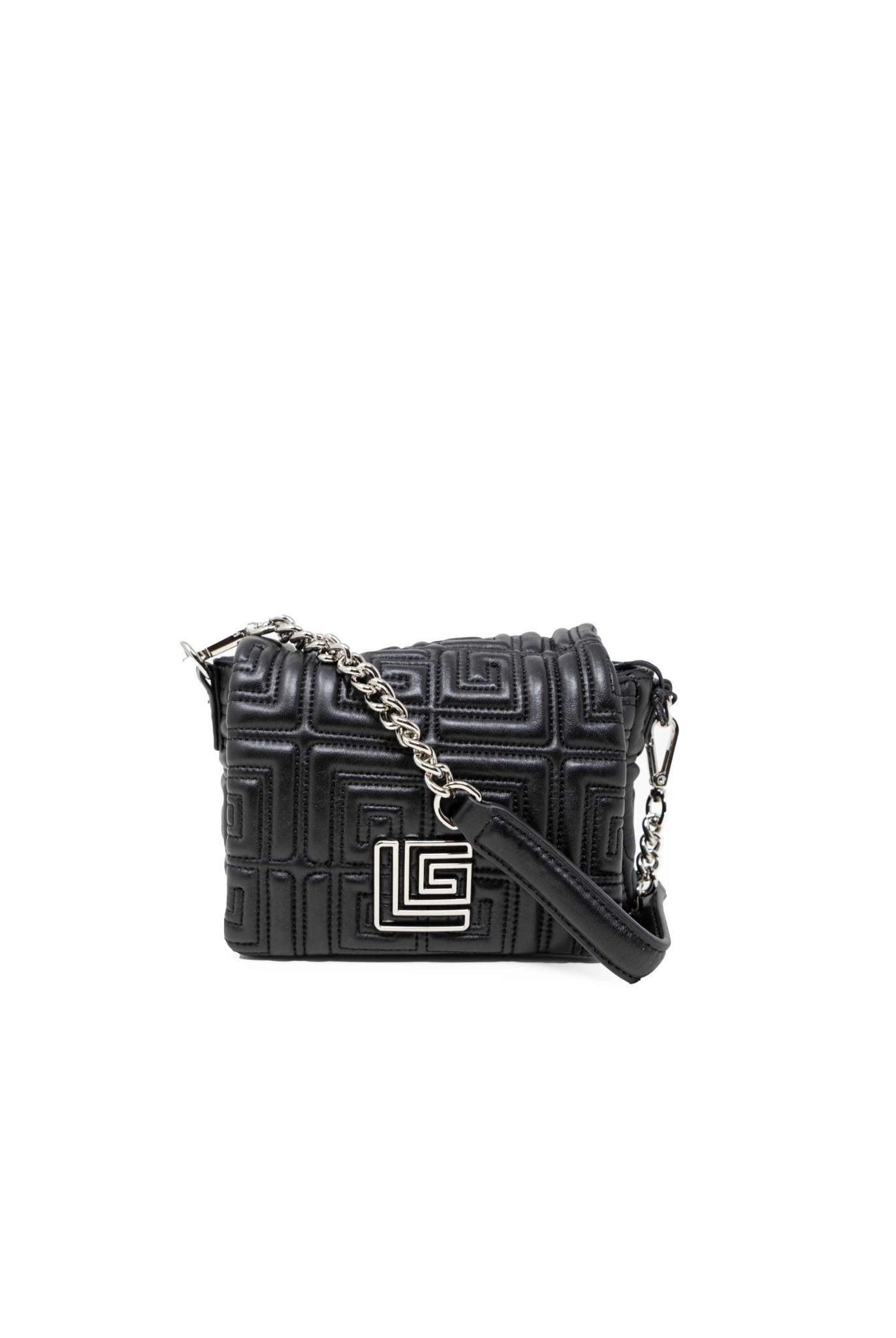 Mini borsa monogram nera- Guy Laroche -Giorgioquinto