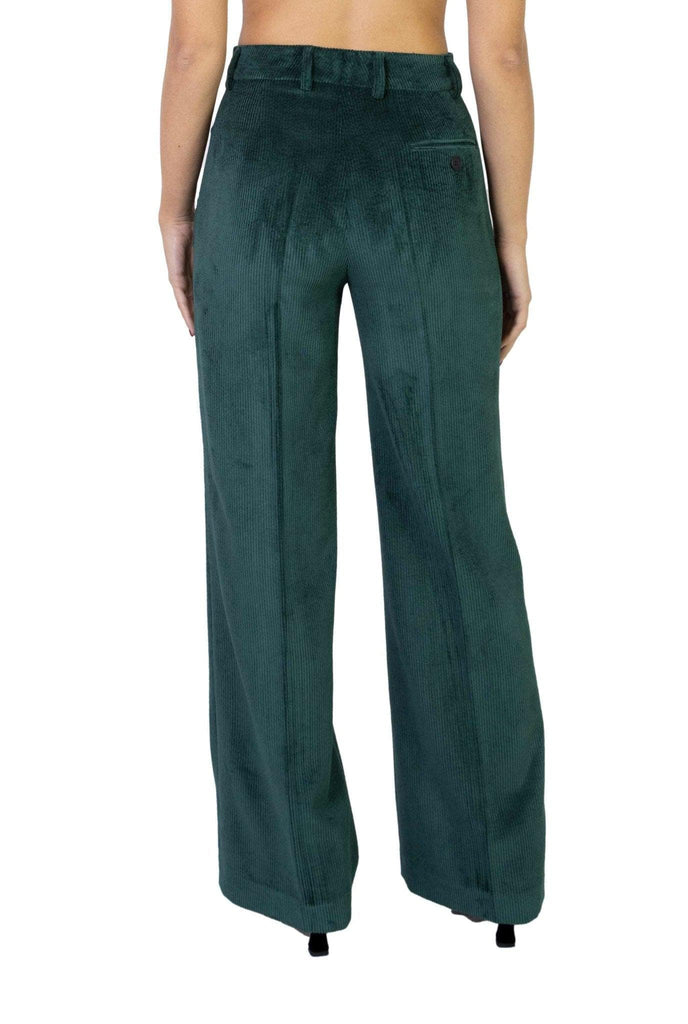 Pantalone in velluto verde a coste- Alice Miller -Giorgioquinto