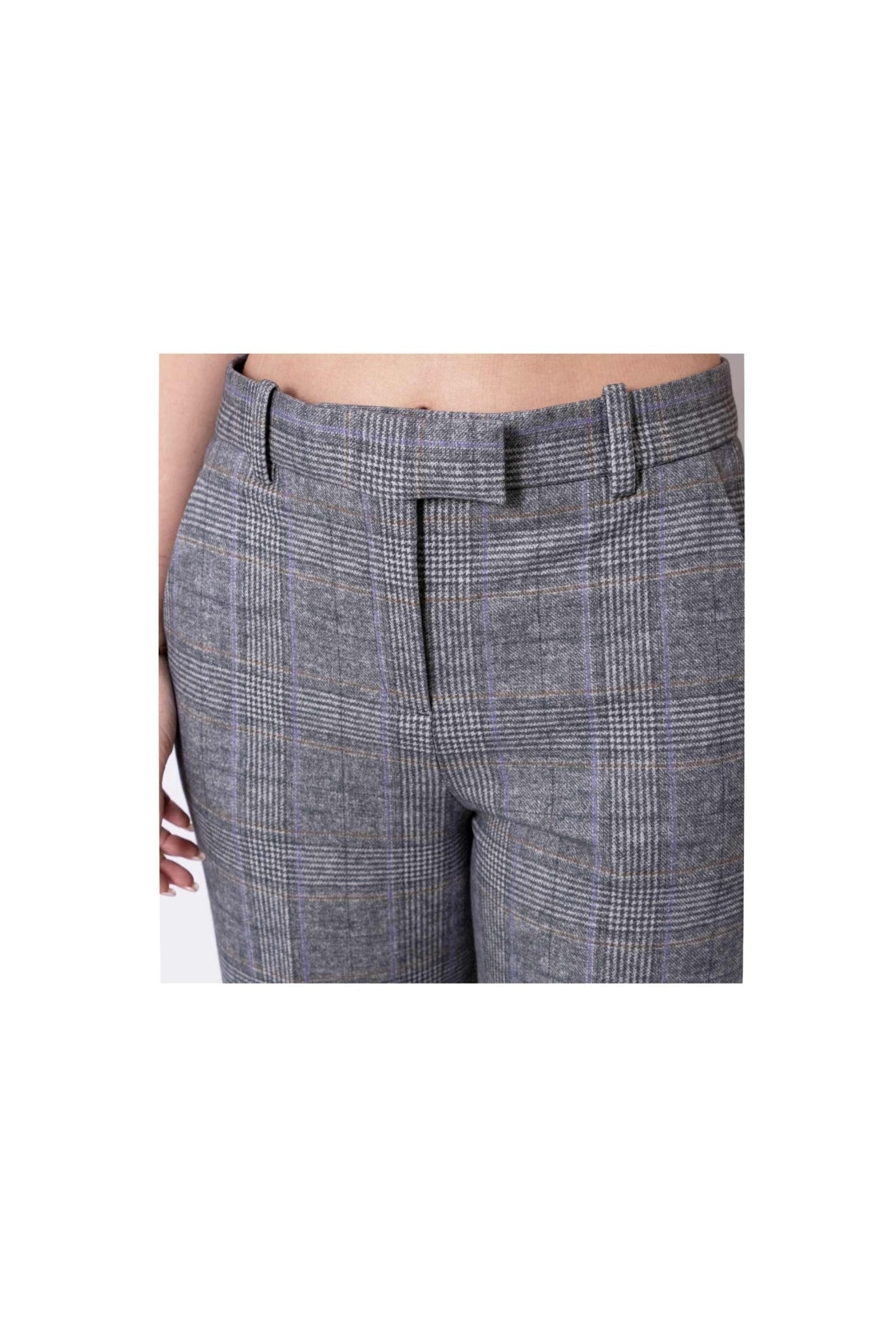 Pantaloni a quadri grigio chiaro- Circolo 1901 -Giorgioquinto