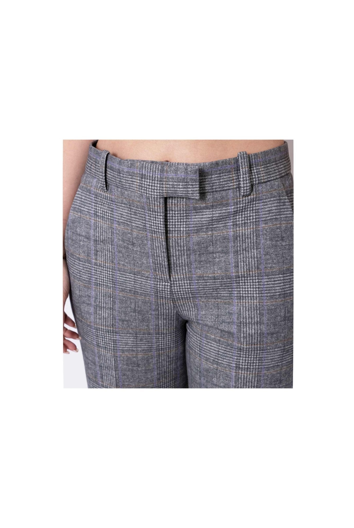 Pantaloni a quadri grigio chiaro- Circolo 1901 -Giorgioquinto
