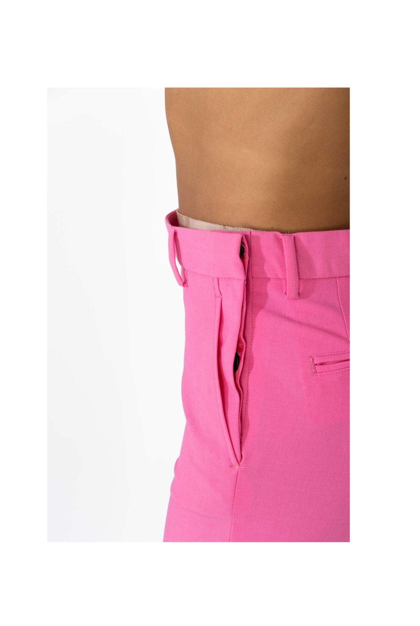 Pantaloni dritti rosa- N°21 -Giorgioquinto