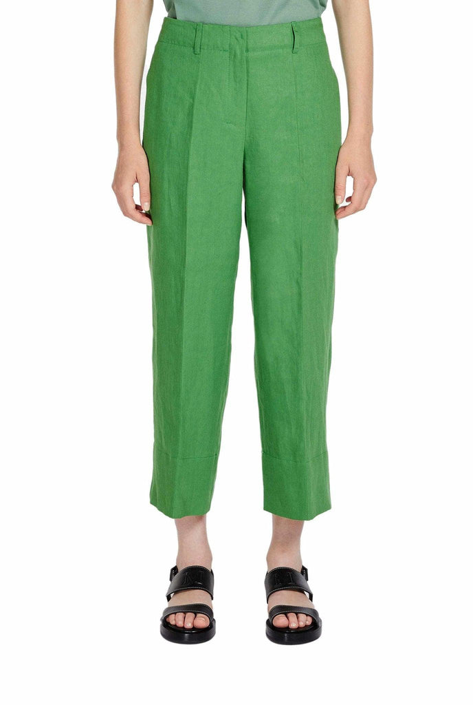 Pantaloni in lino verde- Max Mara -Giorgioquinto
