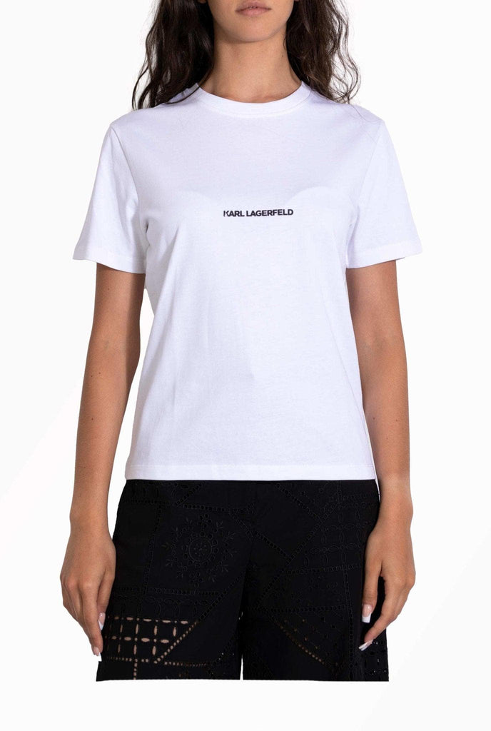 T-shirt con logo Karl- Karl Lagerfeld -Giorgioquinto